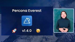 What's New in Percona Everest 1.4.0: Helm Charts, Namespace Management & More!