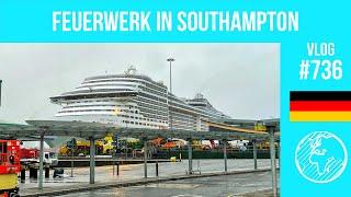 MSC Preziosa (MSC Cruises) | Tag 6 | Regen und Feuerwerk in Southampton | Vlog 736