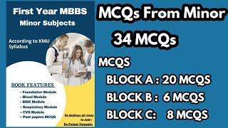 First Year MBBS Minor subjects|Save Easy Marks|Easy Approach to Minor Subjects|First Year MBBS Books