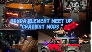 Honda Element meet Up in California - The craziest Mods I ever seen