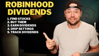 How to Buy Dividend Stocks on Robinhood! Full Tutorial!