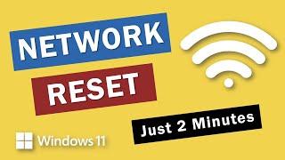 Network Reset Windows 11 | How to Reset Network Settings And Fix WiFi & Internet Issues Windows 11