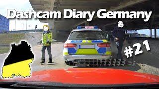 Dashcam Diary Germany #21 (Von der Polizei angehalten und gefährliche Träumer auf der Autobahn)