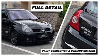 Renault Clio Sport 182 - Wash, Paint Correction & Ceramic Coating - Auto Detailing