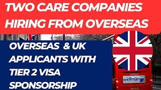 UK Companies Offering Visa Sponsorship for Overseas| UK work Visa