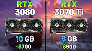 Hogwarts Legacy: RTX 3080 vs RTX 3070 Ti - 1440p & 2160p