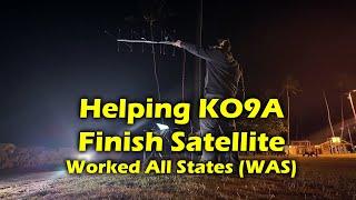 Helping KO9A Finish Satellite W.A.S.