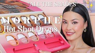 The *NEW* Morphe Hot Shot Sun Drops & Blush Drops ️  Swatches & Review!