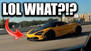 Trolling Supercar Owners With My TEMU Exhaust On My Audi R8!!