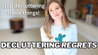*NEVER* Get Rid Of These 12 Things When Decluttering!