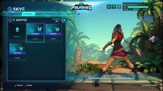 Paladins skins and emotes skye 2