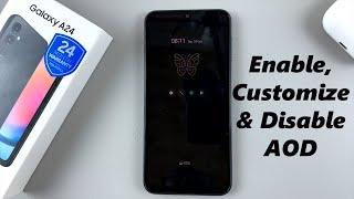 Samsung Galaxy A24: How To Enable, Customize / Disable Always On Display