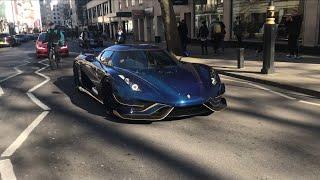 Car Spotting Supercars In London March 2025 Exhaust Sounds & Accelerations | Regera, Competizione…..