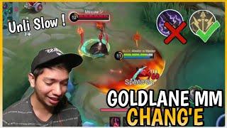 Unli Slow on GoldLane Marksman Chang'e | Chang'e Gameplay | MLBB