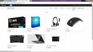 e-Commerce  -  Fine Tune your Catalog in odoo