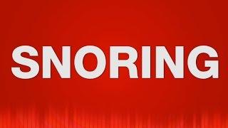 Snoring - SOUND EFFECT - Snore Male ronquido Schnarchen SOUND