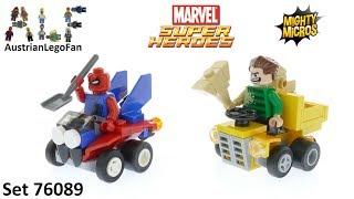 Lego Super Heroes 76089 Mighty Micros Scarlet Spider vs  Sandman - Lego Speed Build Review