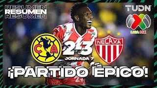 Resumen y goles | América 2-3 Necaxa | Liga Mx - CL2025 J7 | TUDN