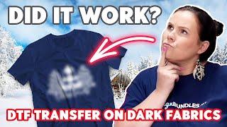 How to Sublimate on Dark Cotton T shirts  DTF Direct to Film Sublimation Hack (100%)