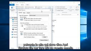 Come modificare la visualizzazione di accesso rapido predefinita di Esplora file in Windows 10