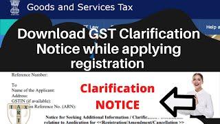 How to Download Clarification Notice on GST. #TaxArt