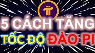 5 cách tăng tốc độ đào Pi Network #pinetwork #pi #picoin #investtv #crypto #coin