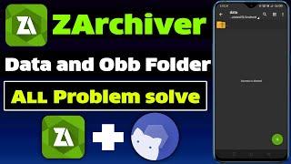Android data file not showing | Zarchiver data file problem android 14