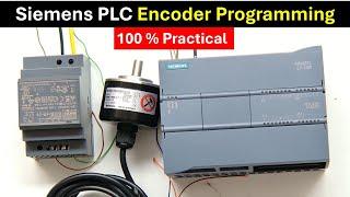 Encoder Programming in Siemens PLC | Siemens PLC Encoder Programming |