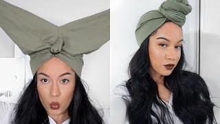 HAIR HACK| EASY Turban/Headwrap using LEGGINGS ft. VIP Beauty Aliexpress