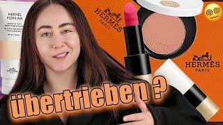 3 Produkte für 210€   Hermès  🟧 try on luxury Makeup Review 🟧 Hermes for the algorithm 