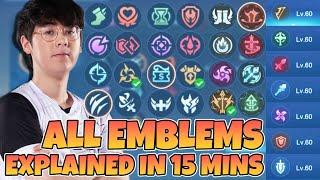 How to use ALL NEW EMBLEMS In depth guide | Mobile Legends