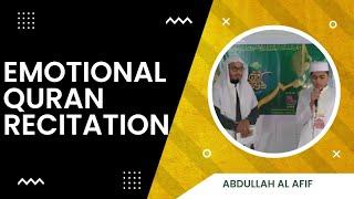 Quran recitation really beautiful By Abdullah Al Afif.