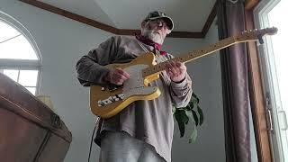 B- Bender guitar licks.  "Sing me back home" solo. Jim Warner.