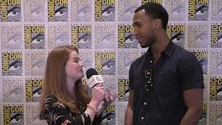 Comic Con 2019 Nathan Mitchell Black Noir in The Boys