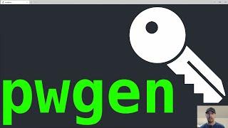 Generate a Random Secure Password on the Command Line with pwgen