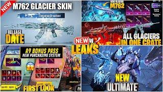 OMG  New GLACIER M762 FULL LOOK | New DRAGON GLACIER️ULATMATE SET | NEW BONUS PASS| PUBGM/BGMI