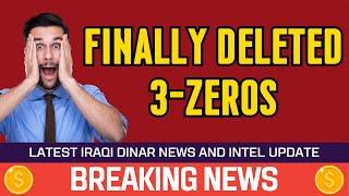  Iraqi Dinar  Finally Deleted 3-Zeros  Today IQD to Dollar RV News Guru Updates Exchange Rate 