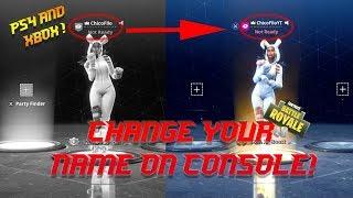 HOW TO CHANGE YOUR FORTNITE NAME FOR CONSOLE! PS4/XBOX - *NEW* - 100% STILL WORKING