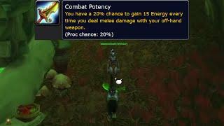 How to get Combat Potency Rogue Rune and Class Runes - WoW Sod Classic - The Wild Gods Quest