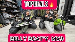 TOP DEALS - Tego jeszcze nie było: Belly Boat’y i akcesoria, kołowrotek MX9, kod na gumy Relax!