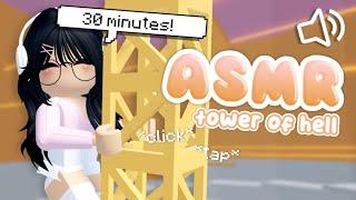 Roblox TOWER OF HELL, but it's KEYBOARD ASMR #2... (30 MINUTES)