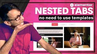 Nested Tabs - Elementor 3.10 - New Feature - No need for templates - Elementor Wordpress Tutorial