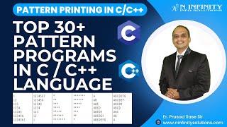 Pattern Printing in C/C++ | Session 01 | Introduction | Prasad Sir #PatternPrinting #LogicBuilding