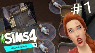 The Sims 4 Razem Raźniej #1-Trojaczki! Oszaleje!