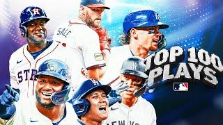 MLB's Top 100 Plays of 2024! (Ft. historic highlights from Shohei Ohtani, Aaron Judge & MORE)