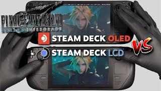 FINAL FANTASY VII REMAKE INTERGRADE | Steam Deck OLED Gameplay | Steam OS | OLED Vs LCD Comparison