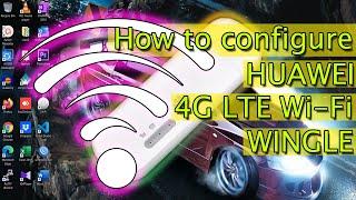 How to configure LTE Wi-Fi USB Wingle