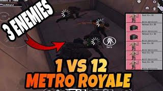 12 KİLL - I CLEANED THE WHOLE MAP - PUBG METRO ROYALE