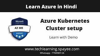 Azure Kubernetes Cluster setup | Kubernetes Explained 2024 | Ultimate Kubernetes Tutorial |