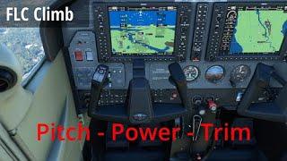FS2020 G1000 Autopilot Tutorial - Flight Level Change (FLC) - By real-world CFI/ATP